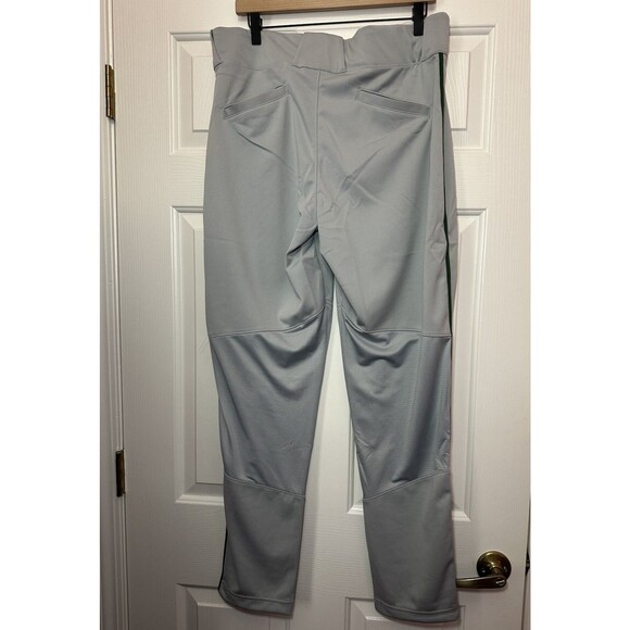 Size L Nike Pants Gray Dark Green Vapor Select Baseball Mens BQ5489-059 NEW - Picture 2 of 3